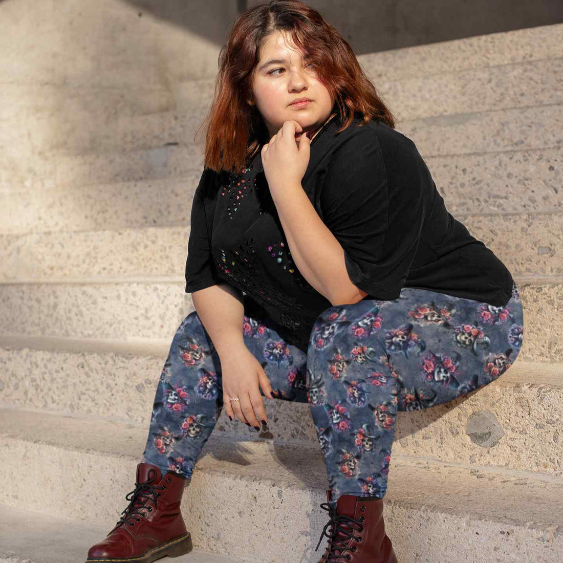 Styling Your Skull Print Leggings