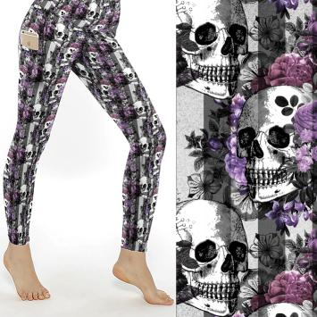 Shop Skull Print Full Length Leggings for Women Online AU – Nikki