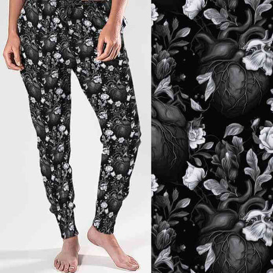 ladies-black-jogger-pants-with-anatomical-hearts-roses