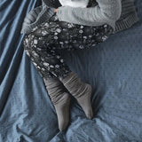 Black Heart Anatomical Print Leggings With Pockets