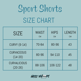 Blooming Skulls Sport Shorts