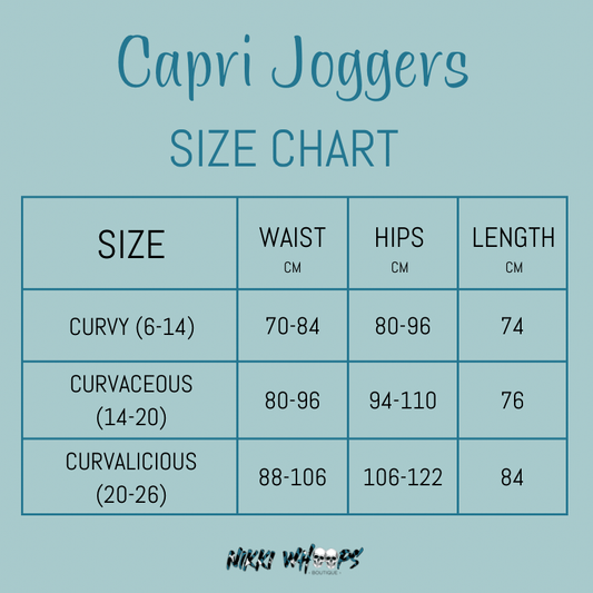 The Butterfly Effect Capri Joggers