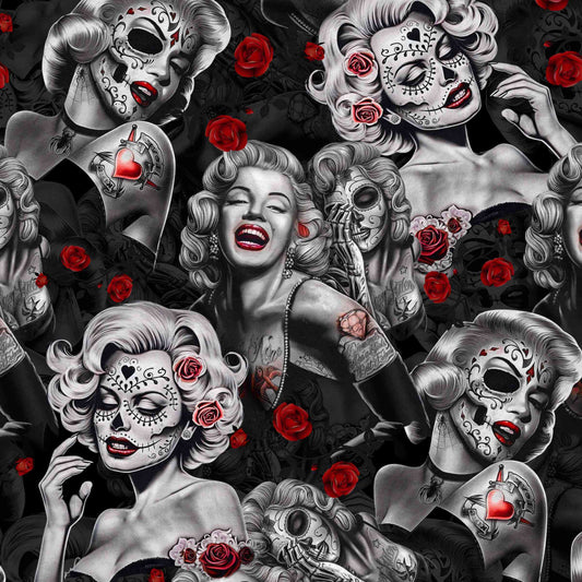 Some Like It Hot Marilyn Monroe - Day of the Dead Leggings