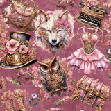 Pink Piston Panache - Steampunk Leggings
