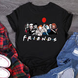 Horror Friends Unisex Tee - Black