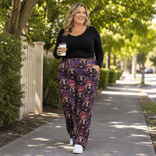 Bite Me Baby One More Time Vampire Lounge Pants With Pockets