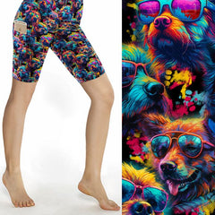 Doggy Style Animal Print Sport Shorts