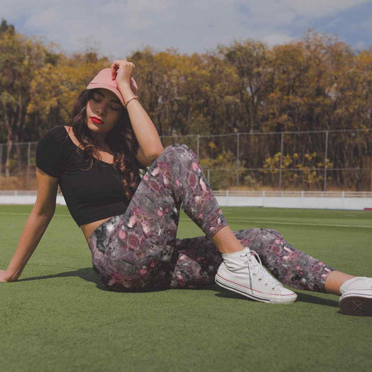 Bad Romance Skull Print Leggings With Pockets