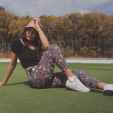 Bad Romance Skull Print Leggings With Pockets