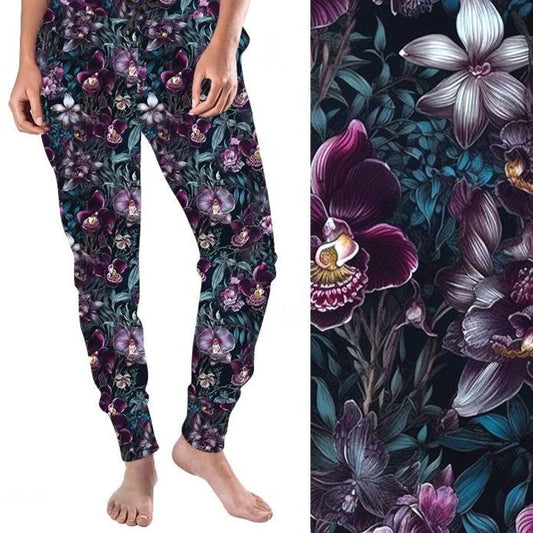 Black Orchid Full Length Floral Jogger Pants