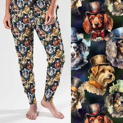 Dapper Doggos Dog Print Full Length Joggers