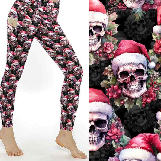 Dead Inside But Jolly AF Christmas Leggings