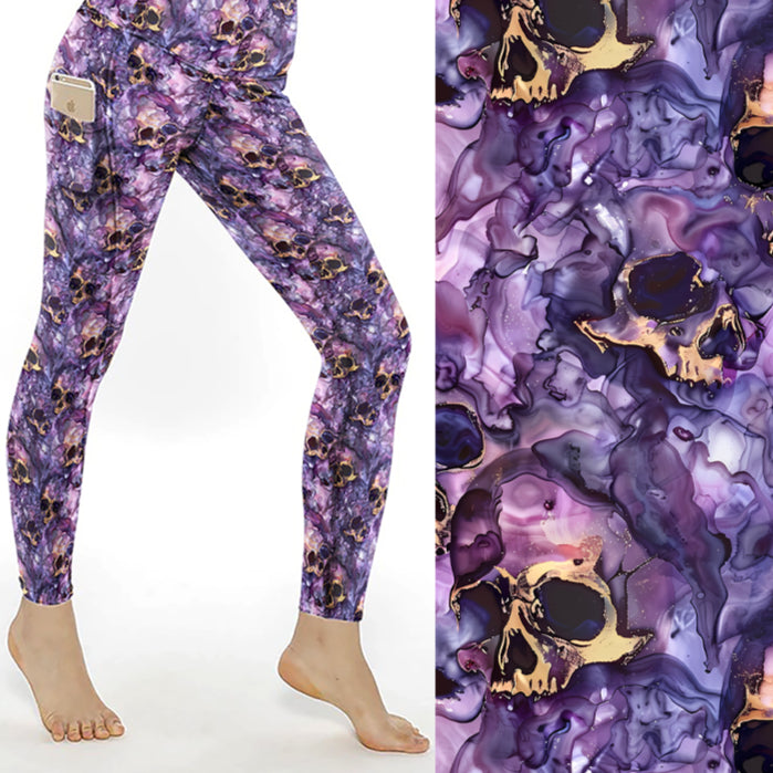 Deadly Nightshade - Skull Leggings