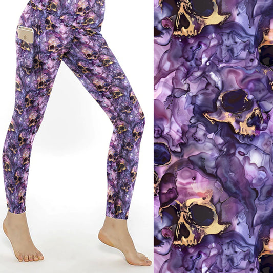 Deadly Nightshade - Skull Leggings