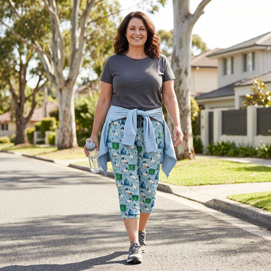 Dump Duck Or Bin Chicken Capri Joggers With Pockets