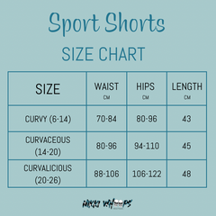 Loco Leopard Animal Print Sport Shorts
