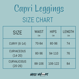 Tattooed Tooth Fairy Capri Leggings