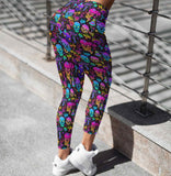 neon-bright-coloured-skulls-and-mushrooms-leggings