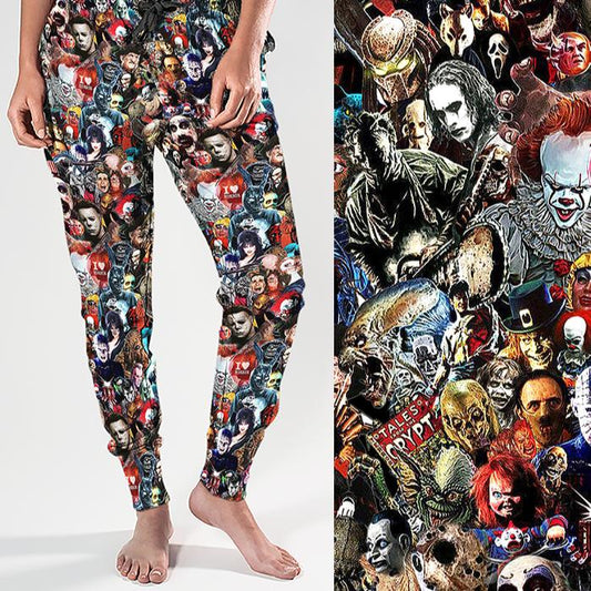 Movie Monster Mashup Full Length Jogger Pants