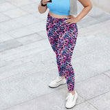 Pretty Savage Leopard Print Leggings With Pockets