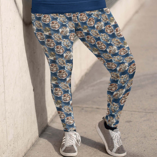 wise-guys-steampunk-owls-leggings-mockup-of-a-cool-woman-wearing-plus-size-leggings-and-a-sweatshirt by Nikki Whoops Boutique.