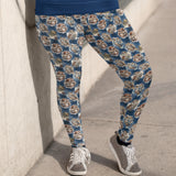 wise-guys-steampunk-owls-leggings-mockup-of-a-cool-woman-wearing-plus-size-leggings-and-a-sweatshirt