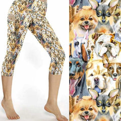 dog print leggings