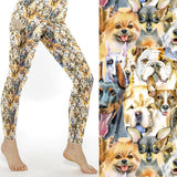 Crazy Dog Lady Full Length Animal Print Leggings