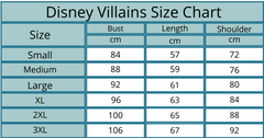 Disney Villains Tee - Mottled Grey