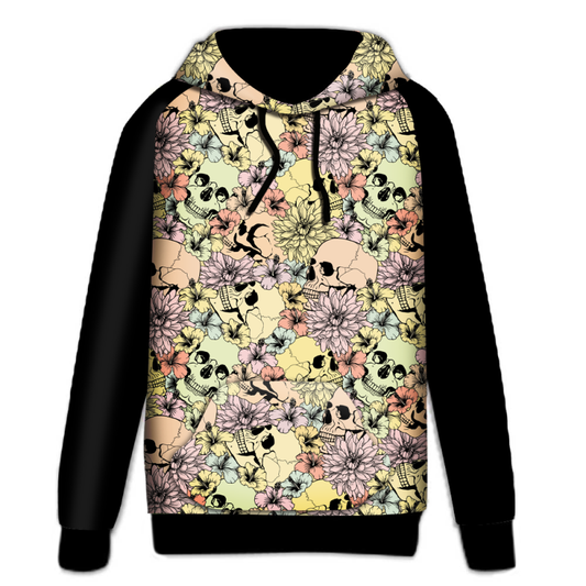 Lemon Let Die Skull Print Hoodie