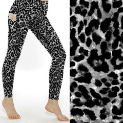 black and white leopard print leggings