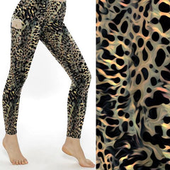 olive leopard print leggings