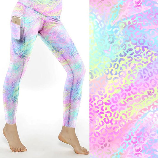 Over the Rainbow Full Length Animal Print Leggings