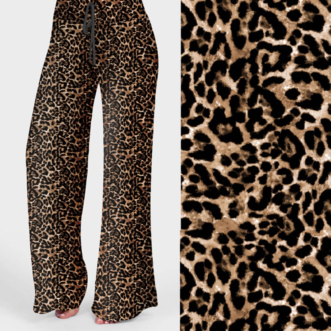 Leopard Life Chocolate Lounge Pants