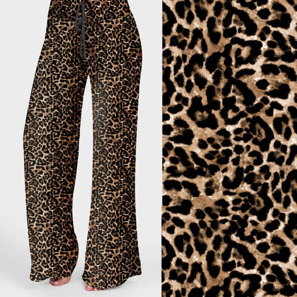 Leopard Life Chocolate Leopard Print Lounge Pants With Pockets